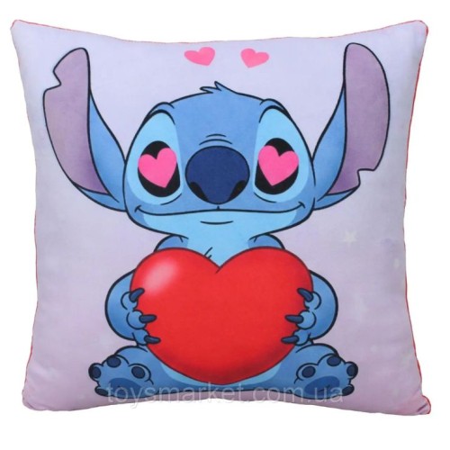 М`яка іграшка-подушка «1» 35х35 см, синя, ПП Копиця