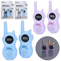 Набір з 2 рацій по 13 см зі світлом та електронним годинником, на батарейках, в асортименті, у коробці 16,5х26х4 см.