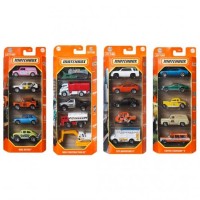 Подарунковий набір з 5 автомобілів, в асортименті, у коробці 27х11х5 см, Hot Wheels