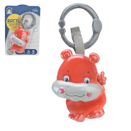 Брязкальце-підвіска «Бегемотик», на планшетці 14,5х3х21,5 см