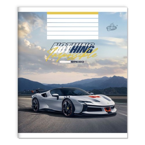 Зошит на 36 аркушів у лінію «За кермом мрії» №2681, ТМ Brisk