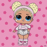 Картина за номерами «L.O.L Surprise! Game on. Flower Child» 25х25 см, ТМ Ідейка