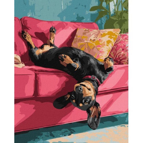 Картина за номерами «Диванне задоволення» 40х50 см, ТМ Ідейка
