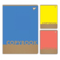 Канцелярська книга «Colours» на 48 аркушів у клітинку з ламінованою обкладинкою, в асортименті, ТМ Yes