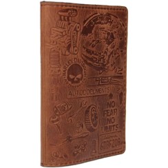 Обкладинка на автодокументи 13х9,5 см зі шкіри на 11 кишеньок, контік, Paul Jacobs