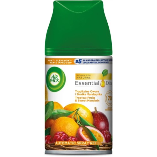 Змінний балон «Тропічні фрукти та солодкий мандарин» до автоматичного освіжувача AIRWICK 250 мл