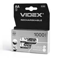 Акумулятор «VIDEX» R06, 2bl, 1000 mAh Ni-MH