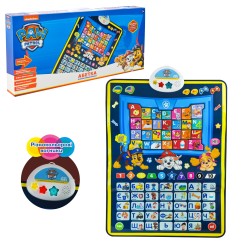 Плакат навчальний «Абетка Paw Patrol» 45х60 см з українською та англвйською озвучкою, у коробці 46,5х5х21,5 см.