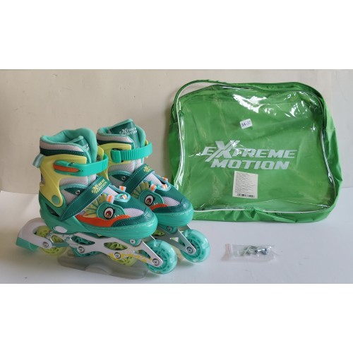 Ролики розміром 30-33 з колесами PU зі світяться, у сумці 38х7х31