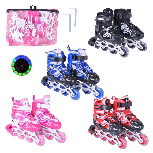 Ролики розміром 30-34 з колесами PVC, світяться, в асортименті