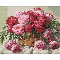 Набір з алмазною мозаїкою «Мелодія цвітіння» 40х50 см, ТМ Ідейка