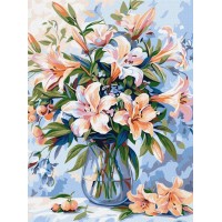 Картина за номерами «Квіткова поема» 30х40 см, ТМ Ідейка