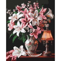 Картина за номерами «Витончені лілі» 40х50 см, ТМ Ідейка
