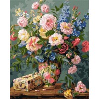 Картина за номерами «Квіткова фантазія» 40х50 см, ТМ Ідейка