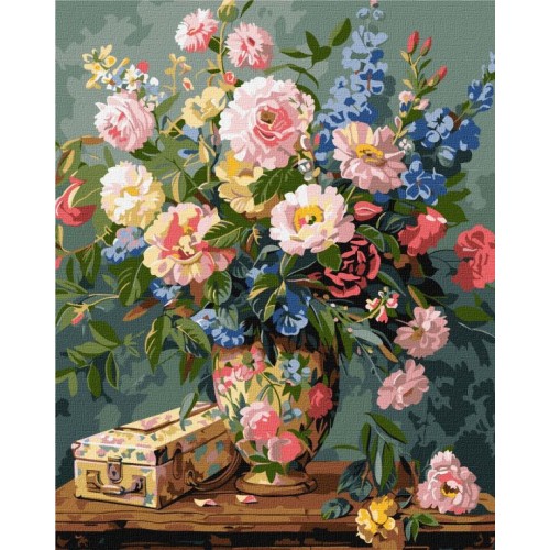 Картина за номерами «Квіткова фантазія» 40х50 см, ТМ Ідейка