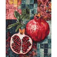 Картина за номерами «Червоний гранат» 40х50 см, ТМ Ідейка