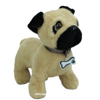 М`яка іграшка «Мопс» 25 см, ПП Копиця