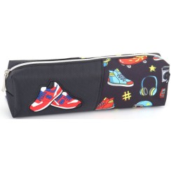 Пенал 21х4,5х6 см чорний, ТМ Мандарин