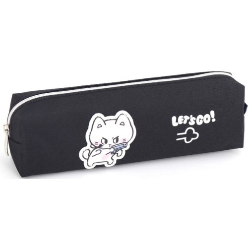 Пенал 21х4,5х6 см чорний, ТМ Мандарин