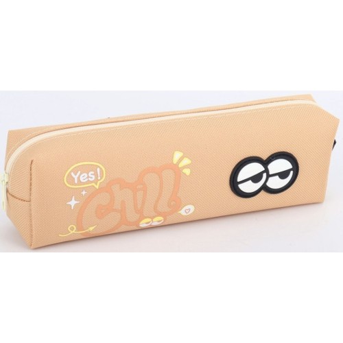 Пенал 21х4,5х6 см бежевий, ТМ Мандарин