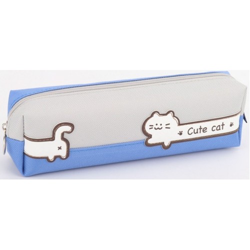 Пенал 21х4,5х6 см сірий, ТМ Мандарин