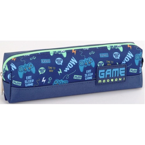 Пенал 21х4,5х6 см синій, ТМ Мандарин