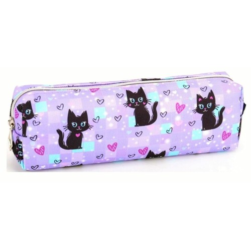 Пенал 21х4,5х6 см фіолетовий, ТМ Мандарин