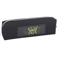 Пенал 21х4,5х6 см чорний, ТМ Мандарин