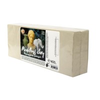 Пластилін скульптурний білий, 400 г, Rudix