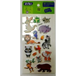 Наліпки «Австралійські тварини 3D» 18х9,5 см, KIDS Line
