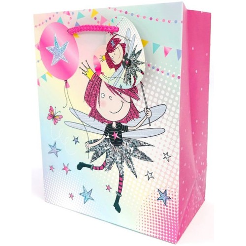 Пакет паперовий «Принцеса» 18х23х10 см, ТМ Мандарин