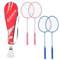 Бадмінтон: 2 ракетки та волан, в асортименті, у чохлі 65 см