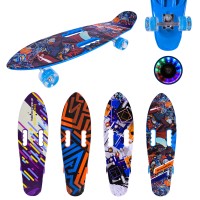 Пенні-борд 67х20 см з колеса PU світяться, в асортименті