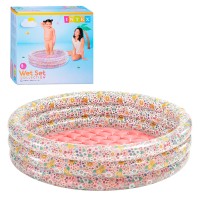 Басейн надувний «Солодка квітка» 86х25 см на 56 л, у коробці, ТМ Intex