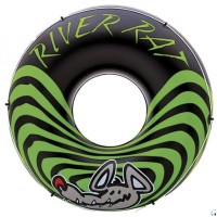 Коло надувне «RIVER RAT» 122 см з максимальним навантаженням до 30 кг та ремкомплектом, у коробці, ТМ Intex