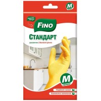 Рукавички господарські латексні розмір М, FіNо