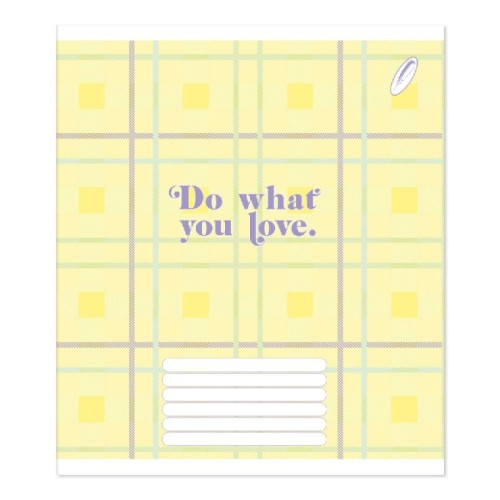 Зошит на 48 аркушів у лінію «Клітинка», №0267, Пір`їнка