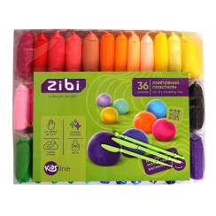 Повітряний пластилін на 36 кольорів по 10 г зі стеками, KIDS Line