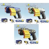 Іграшковий бластер та 18 поролонових снарядів, в асортименті, у коробці 27х8х16 см