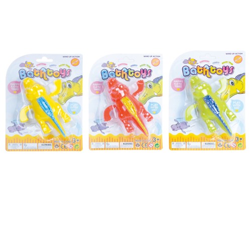 Іграшка для купання «Крокодил» заводна, в асортименті, на планшетці 14,5х20х6 см