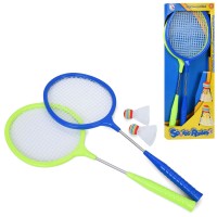 Бадмінтон: 2 ракетки по 59 см та 2 воланчики, у коробці 22,5х59,5х3,5 см