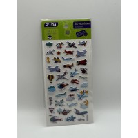 Наліпки «Літаки 3D» 18 см, KIDS Line