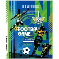 Щоденник шкільний «Футбол» 16,5х21 см на 40 аркушів з матовою ламінацією та УФ лаком, ТМ Мандарин