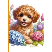 Щоденник шкільний «Улюбленець» 16,5х24 см на 40 аркушів з матовою ламінацією та тисненням фольгою, ТМ Мандарин