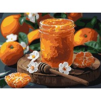 Картина за номерами «Мандариновий мед» 30х40 см, ТМ Ідейка