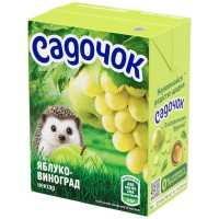 Сік «Садочок. Яблоко-виноград» 0,2 л