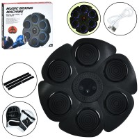 Боксерський набір настінний 40,5х40,5 см на 6 мішеней на акумуляторі зі світлом, звуком та рукавичками