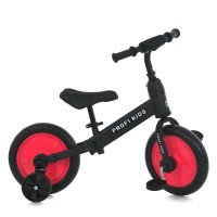 Велосипед-велобіг «PROFI KIDS» 2 в 1 з колесами 12 дюймів з EVA, педалями та додатковими колесами