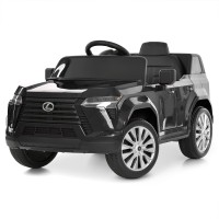 Джип р/к 2,4G на 2 акумуляторах по 35W з мотором 12V 7-9 AH музичний зі свтлом, BLUETOOTH, USB, EVA, чорний