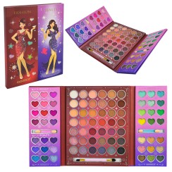 Косметика дитяча: палетка тіней для повік та аплікатори, у коробці 18,5х1,5х23,5 см